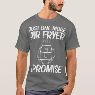 Camiseta fritadeira de ar fofo para homens, fritadeira de a