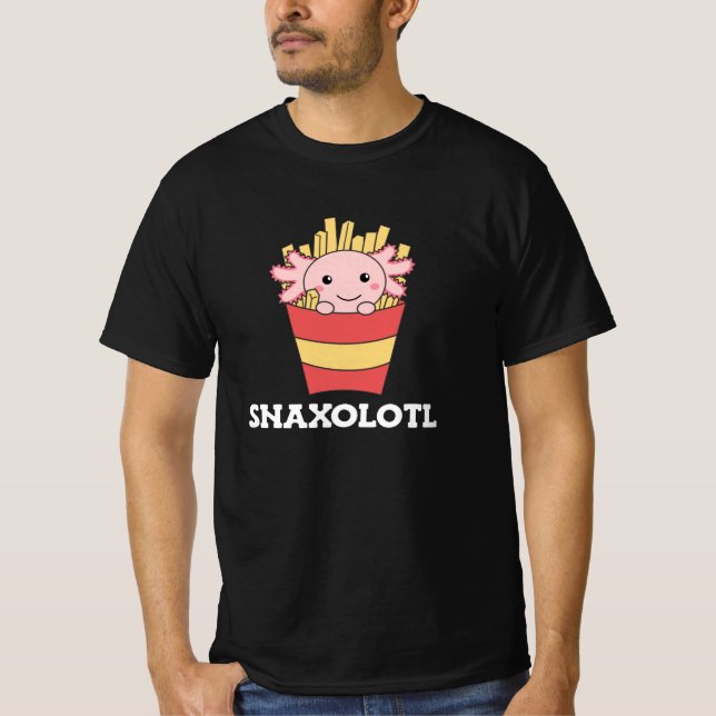 Camiseta Fritas De Animais Cuja Fia É De Serenxolotl Axolot (Frente)