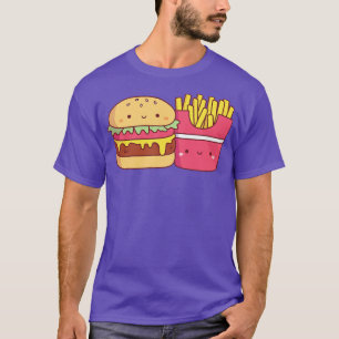 Camiseta Fritas de Burger Cuja Comida é Francesa