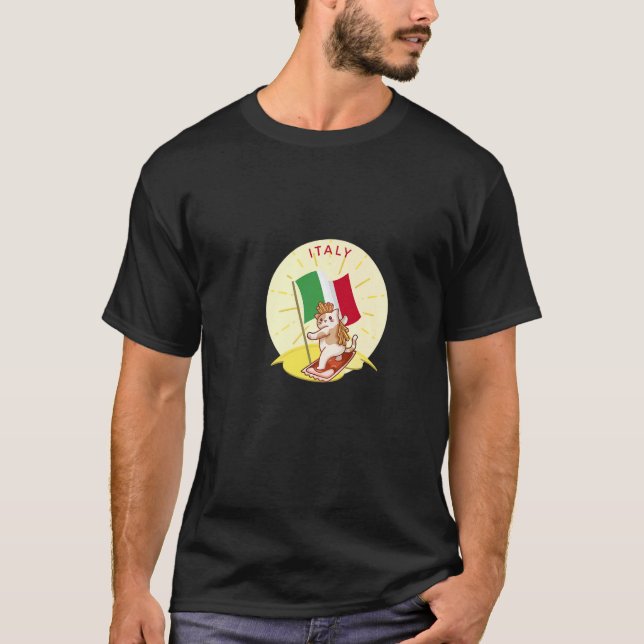 Camiseta Fritas de gato da Itália (Frente)
