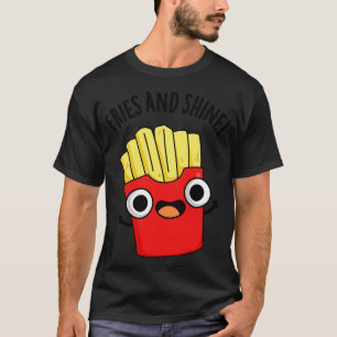 Camiseta Fritas E Comidas Engraçadas Brilhantes 1
