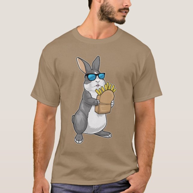 Camiseta Fritas francesas de coelho (Frente)