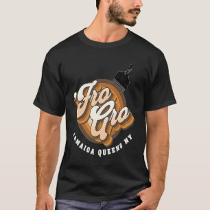 Camiseta Fro Gro Jamaica Queens NY Penteado Afro Punho Er