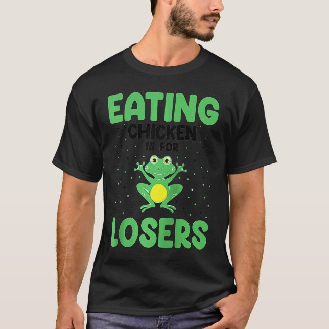 Camiseta Frog Catching For Bullfrog Hunter and Frog Catcher (Frente)