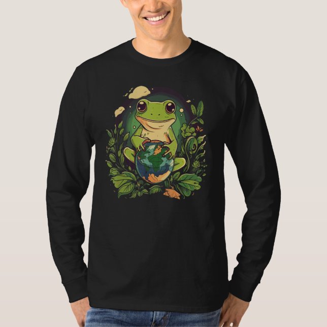 Camiseta Frog Earth Day (Frente)
