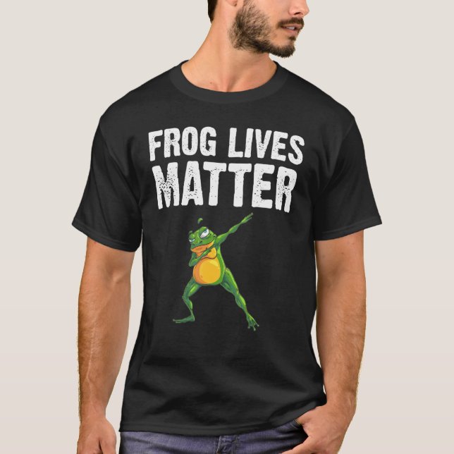 Camiseta Frog For Men Women Dabbing Tadpole Herpetology (Frente)
