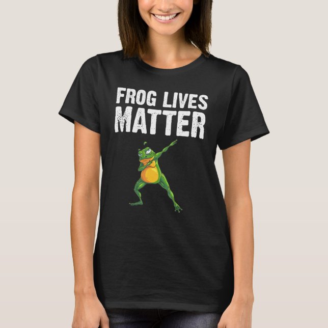 Camiseta Frog For Men Women Dabbing Tadpole Herpetology (Frente)