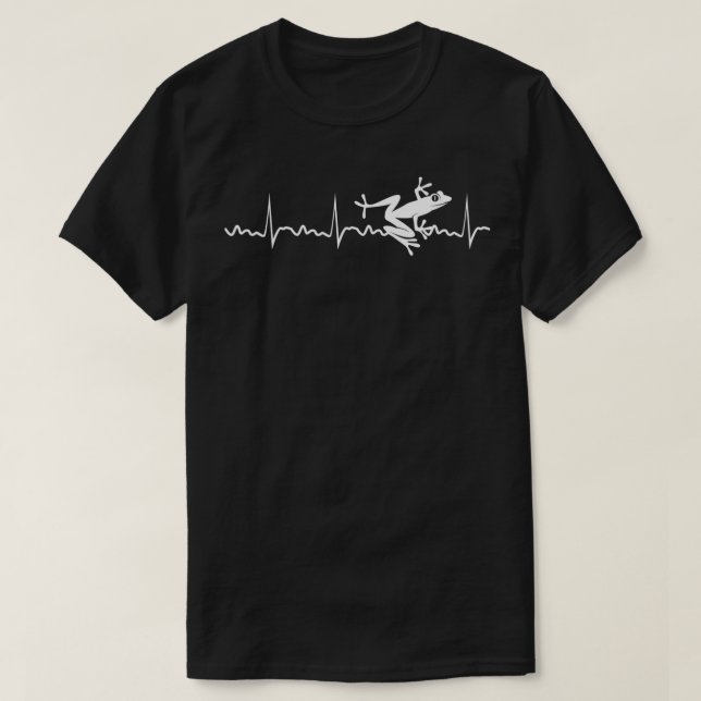 Camiseta Frog Heartbeat Frog Gift Toad Animal  (Frente do Design)