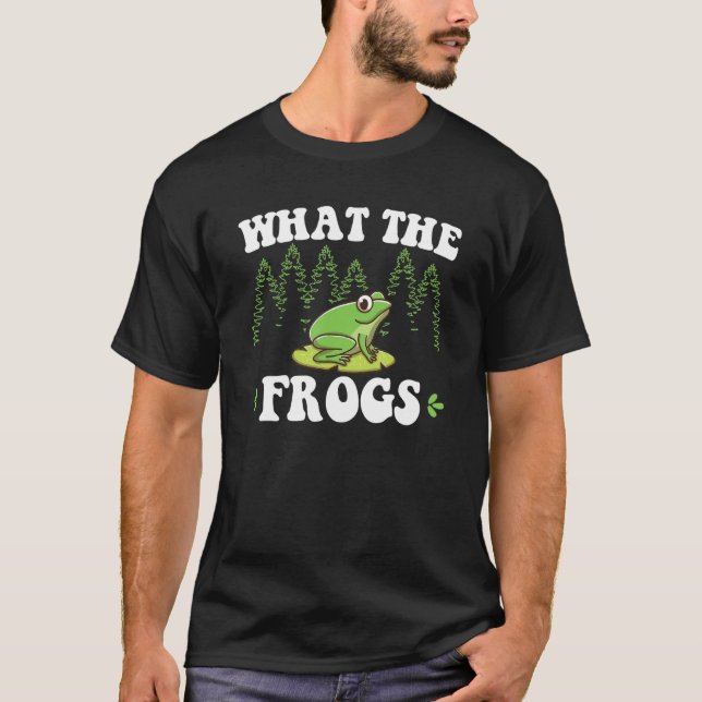 Camiseta Frog Hunting for Toad Gigger Frog Catcher Frogging (Frente)