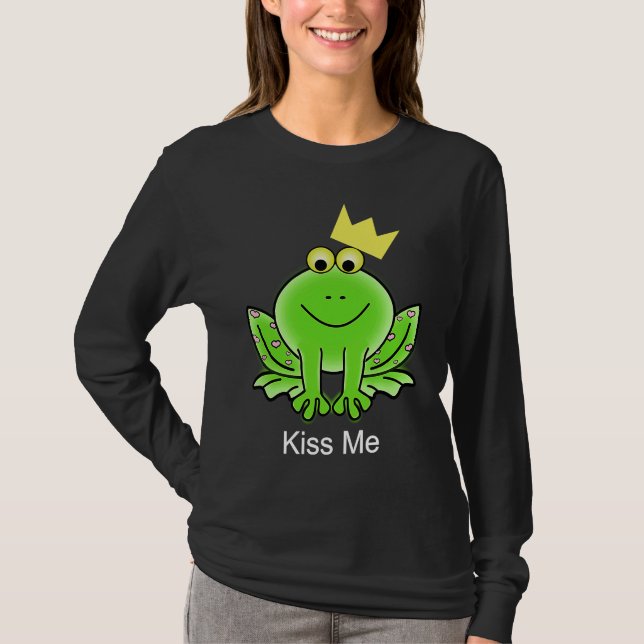 Camiseta Frog Kiss Me (Frente)