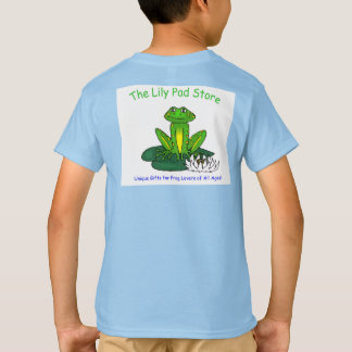 Camiseta Frog on a Lily Pad Kid's Light Blue T-Shirt