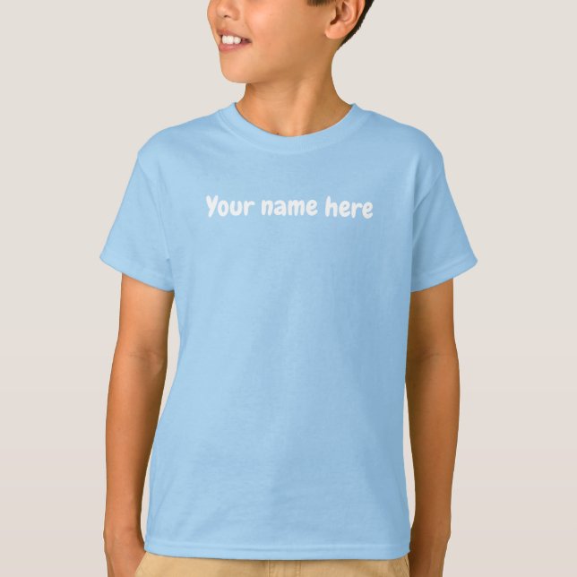 Camiseta Frog on a Lily Pad Kid's Light Blue T-Shirt (Frente)