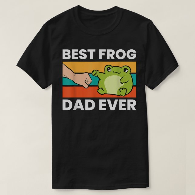 Camiseta Frog Owner Best Frog Dad Ever Pet Frog  (Frente do Design)