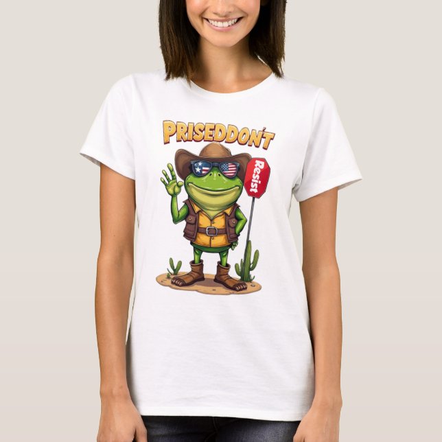 Camiseta Frog Resist Portland Frog Protest Portland  (Frente)