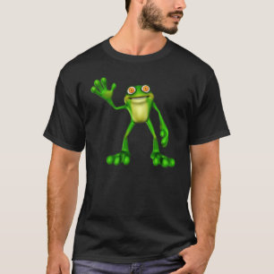 Camiseta Froggie, o Sapo de acenar o desenho animado