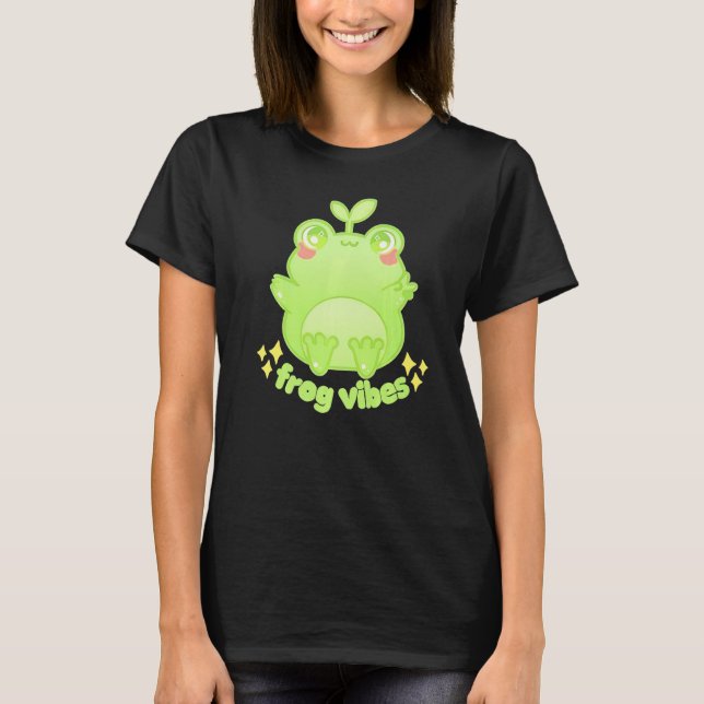Camiseta Froggy Crossing Frog Vibes (Frente)
