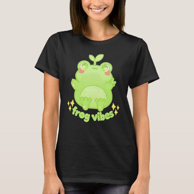 Camiseta Froggy Crossing Frog Vibes (Frente)