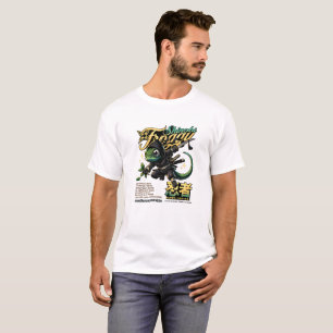 Camiseta Froggy Shinobi Ninja Warrior Vestuário de Rua Japo