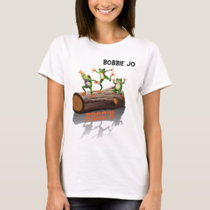 Camiseta "Frog'n" Feminino Personalizável