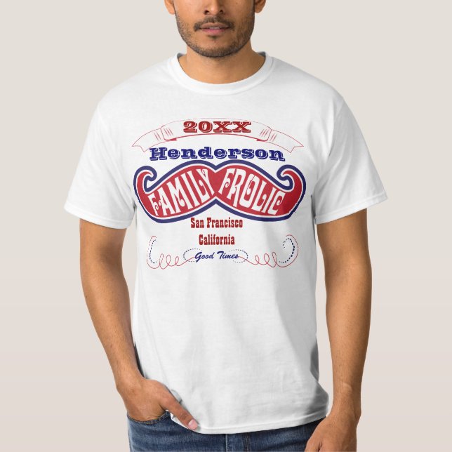 Camiseta Frolic da família (Frente)