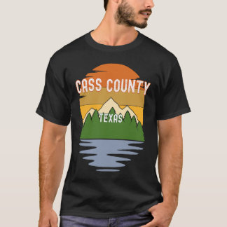 Camiseta From Cass County Texas Vintage Sunset