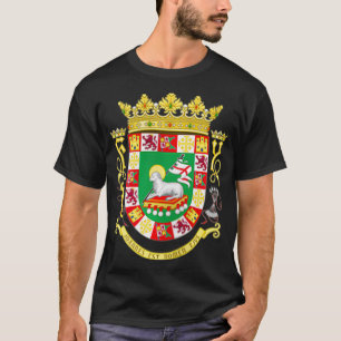 Camiseta FRONT & BACK Porto Rico Casaco de Armas