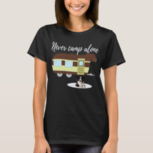 Camiseta Fronteira Cachorro Collie Cachorro RV Engraçado V