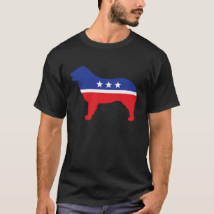 Camiseta Fronteira Cão Cachorro Símbolo Político Eleição Ma