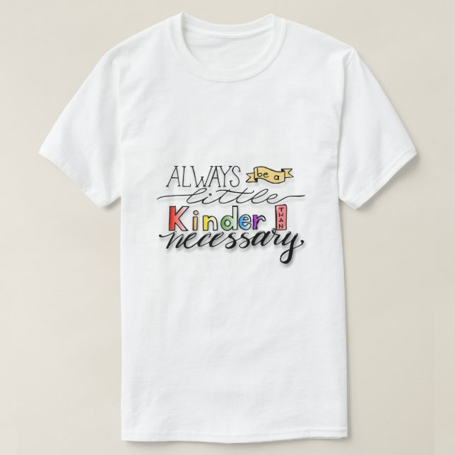 Camiseta Fronteira de Arte de Pena (Frente do Design)