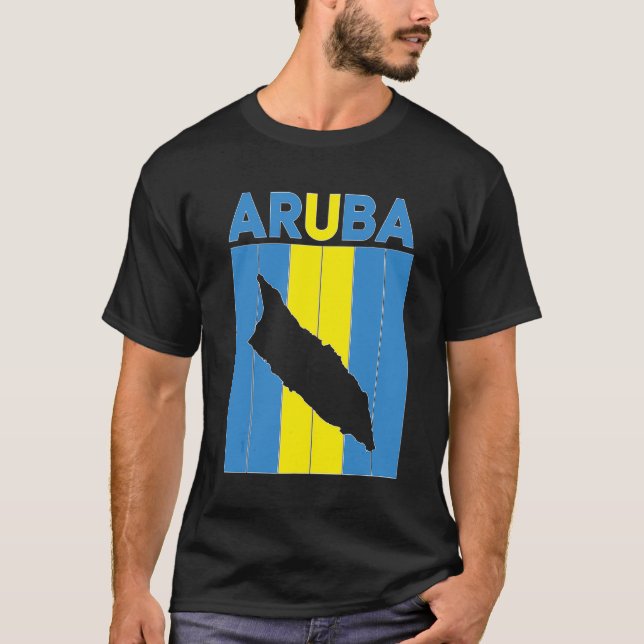 Camiseta Fronteiras do País Aruba (Frente)