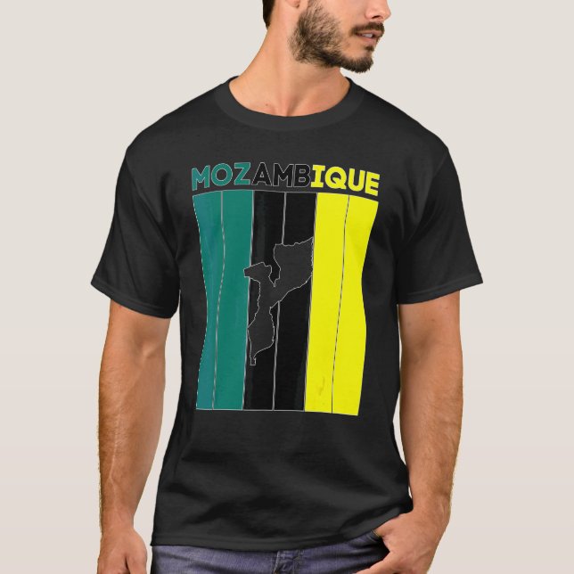 Camiseta Fronteiras do País Moçambique (Frente)