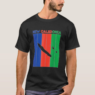 Camiseta Fronteiras do País Nova Caledônia