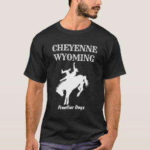 Camiseta Frontier Days Western Rodeo Cheyenne Wyoming Bronc
