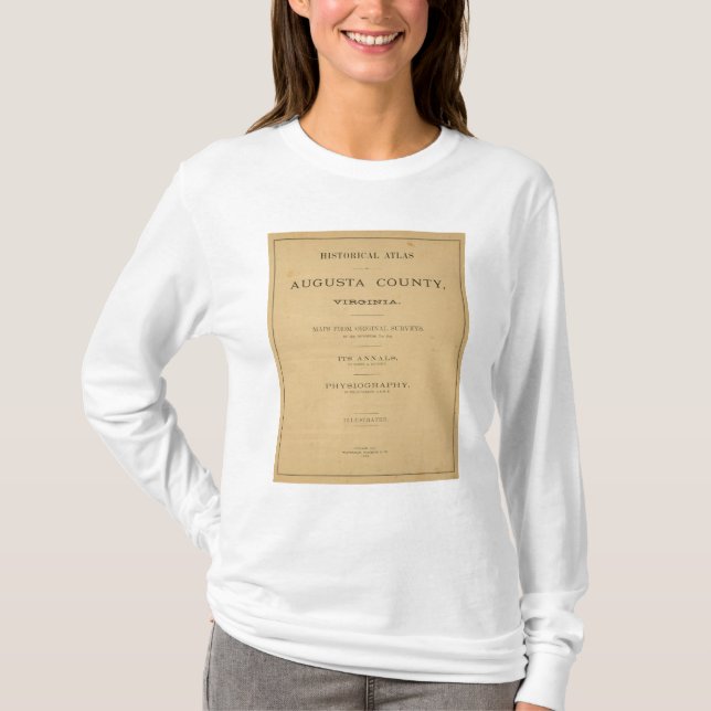 Camiseta Frontispício Augusta County, Virgínia (Frente)