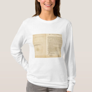 Camiseta Frontispício do atlas 1874 de México