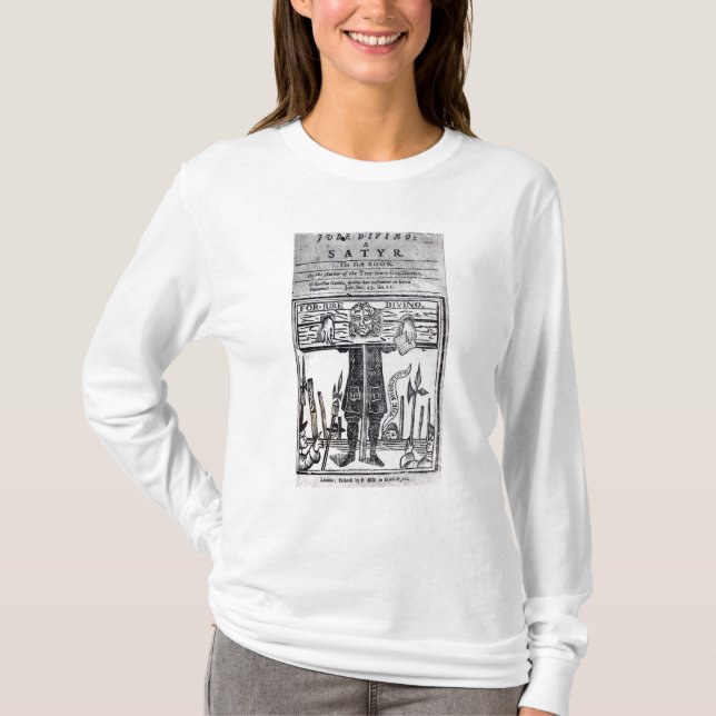 Camiseta Frontispício do primeiro livro 'de Jure (Frente)