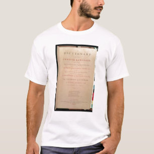 Camiseta Frontispício do volume mim do inglês