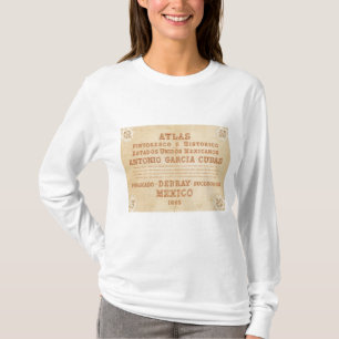 Camiseta Frontispício histórico do mapa