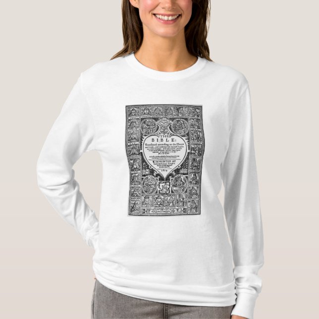 Camiseta Frontispício para a tradução inglesa (Frente)