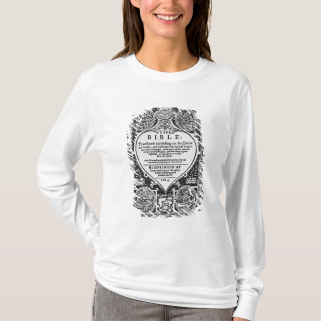 Camiseta Frontispício para a tradução inglesa (Frente)