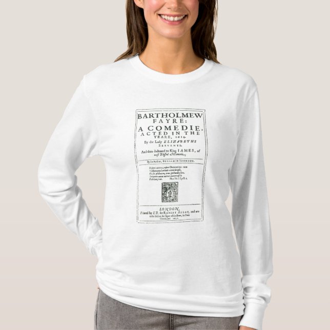 Camiseta Frontispiece 'a Bartholomew Fair (Frente)