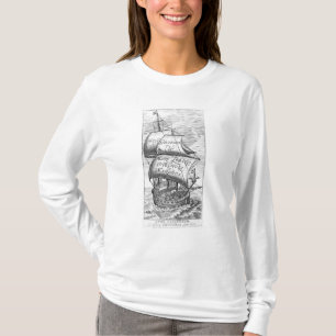 Camiseta Frontispiece a "De Mari Libero", por Hugo Grotius