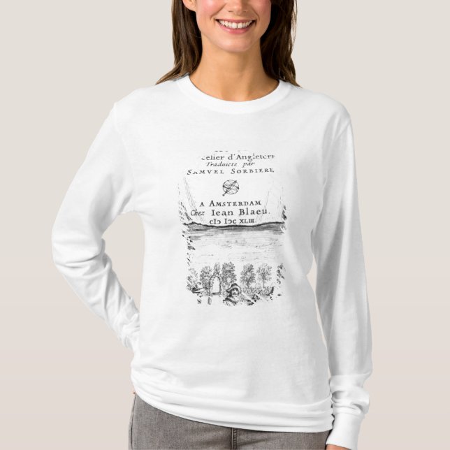 Camiseta Frontispiece, "A Utopia de Thomas More" (Frente)