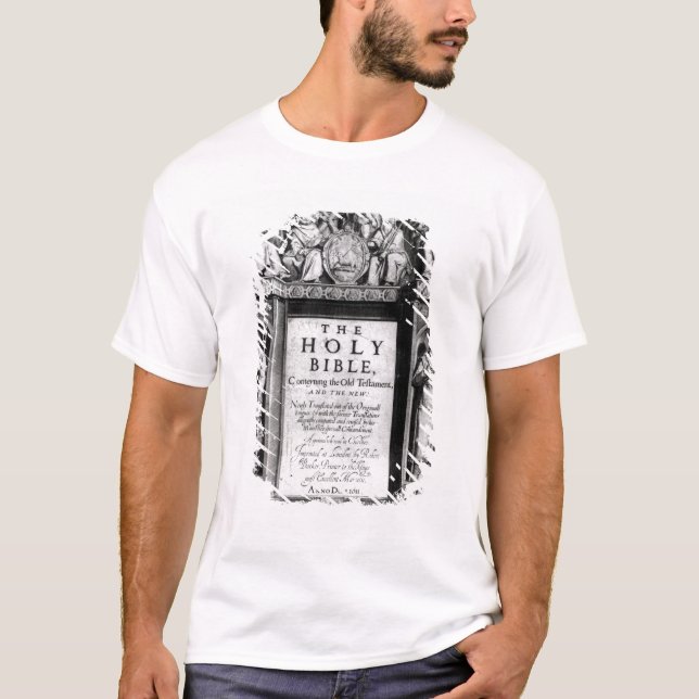 Camiseta Frontispiece 'ao Bible santamente (Frente)