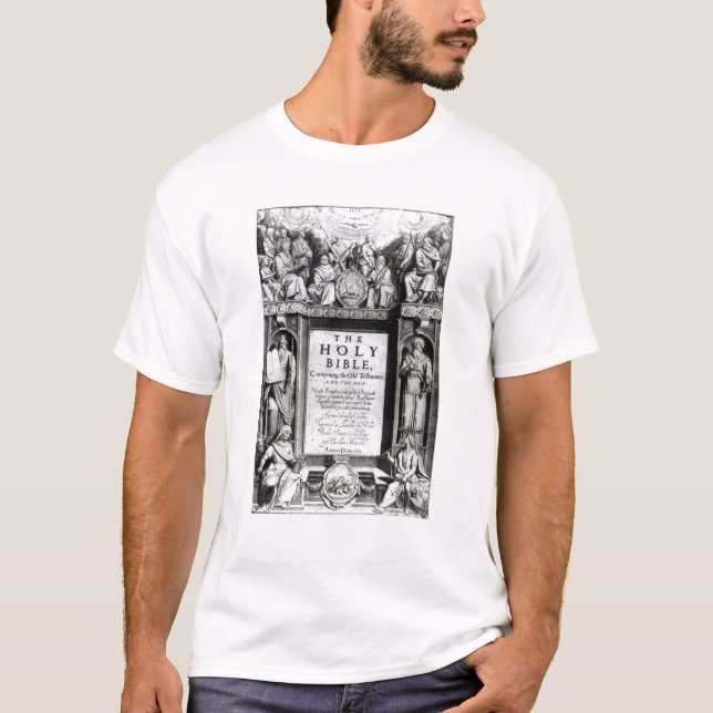 Camiseta Frontispiece 'ao Bible santamente (Frente)