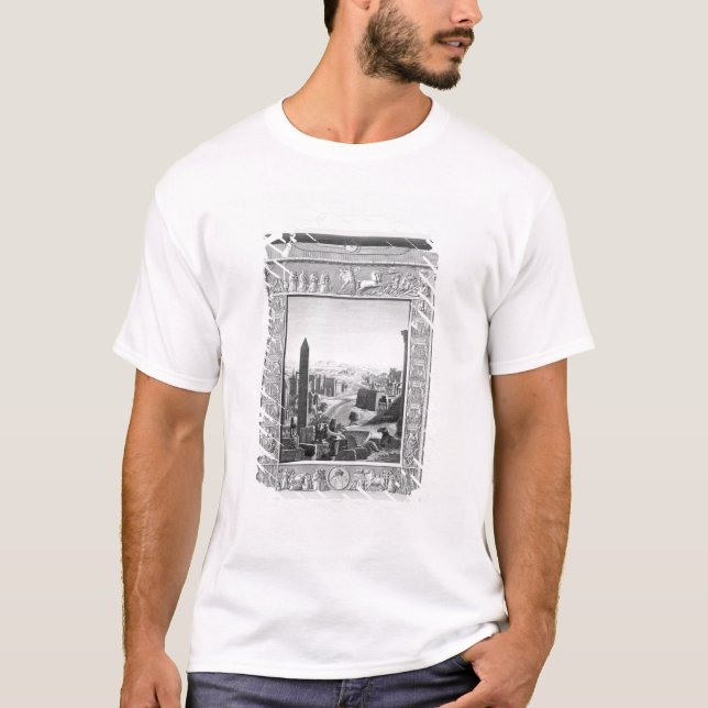 Camiseta Frontispiece ao volume 1 da descrição do ` do por (Frente)