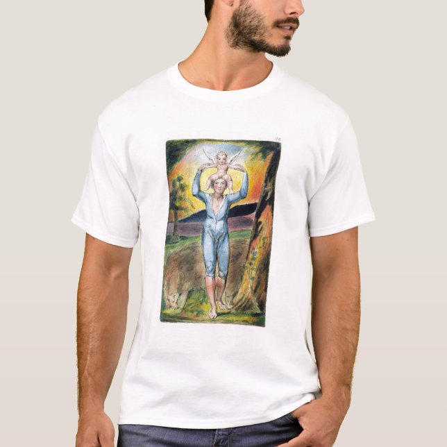 Camiseta Frontispiece 'das canções da inocência e de Exper (Frente)