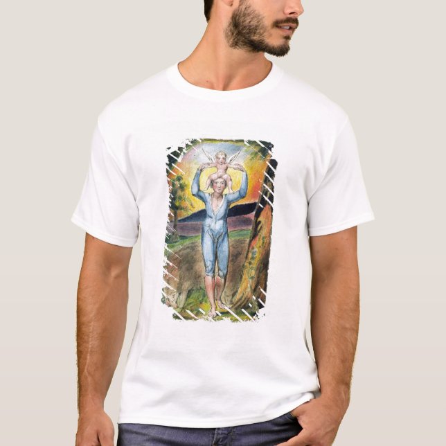 Camiseta Frontispiece 'das canções da inocência e de Exper (Frente)