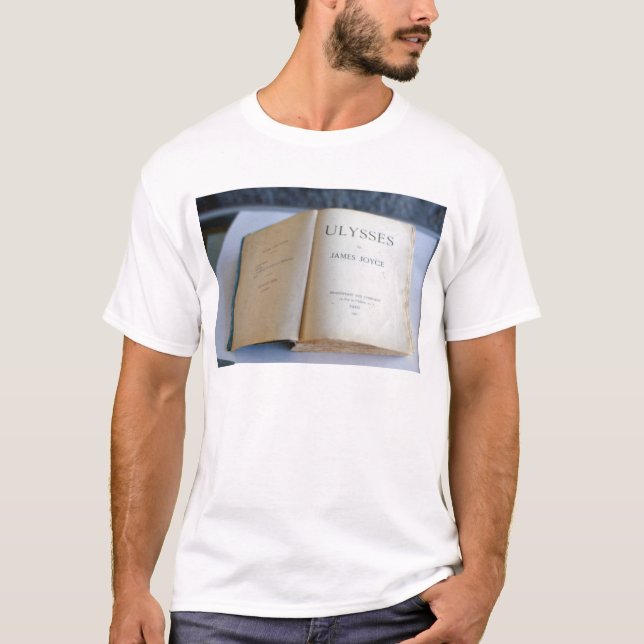 Camiseta Frontispiece de "Ulysses" por James Joyce (Frente)