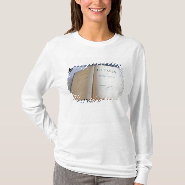 Camiseta Frontispiece de "Ulysses" por James Joyce (Frente)